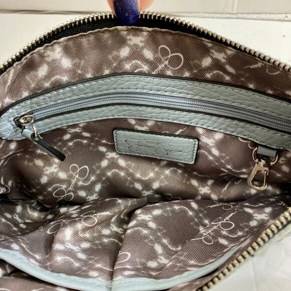 Snake print crossbody bag, Jessica Simpson, faux python leather detachable strap - Picture 5 of 7